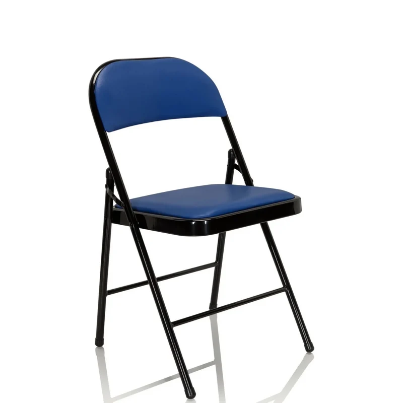 TUDELA simili-cuir/synthétique - Chaise pliante
