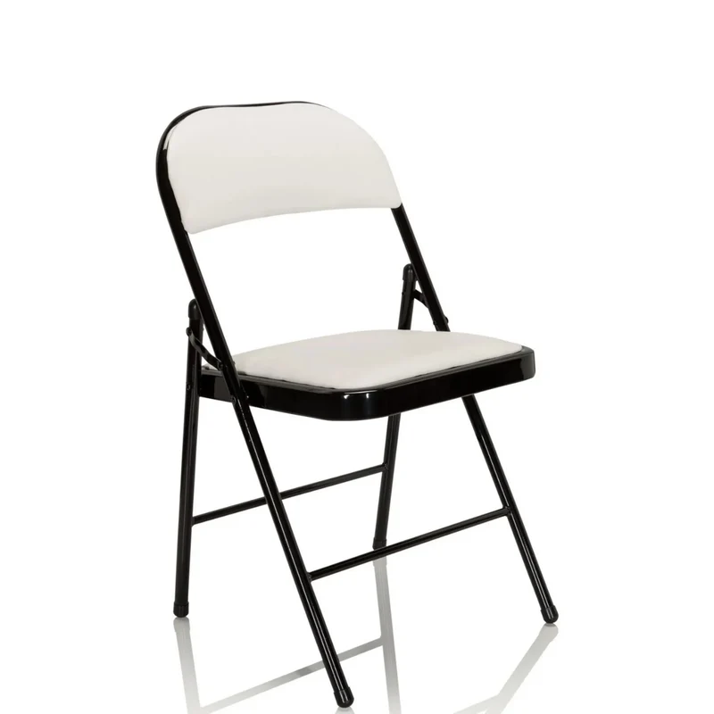 TUDELA simili-cuir/synthétique - Chaise pliante