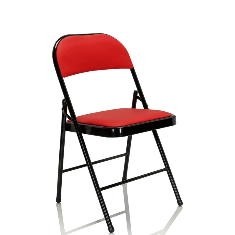 TUDELA simili-cuir/synthétique - Chaise pliante