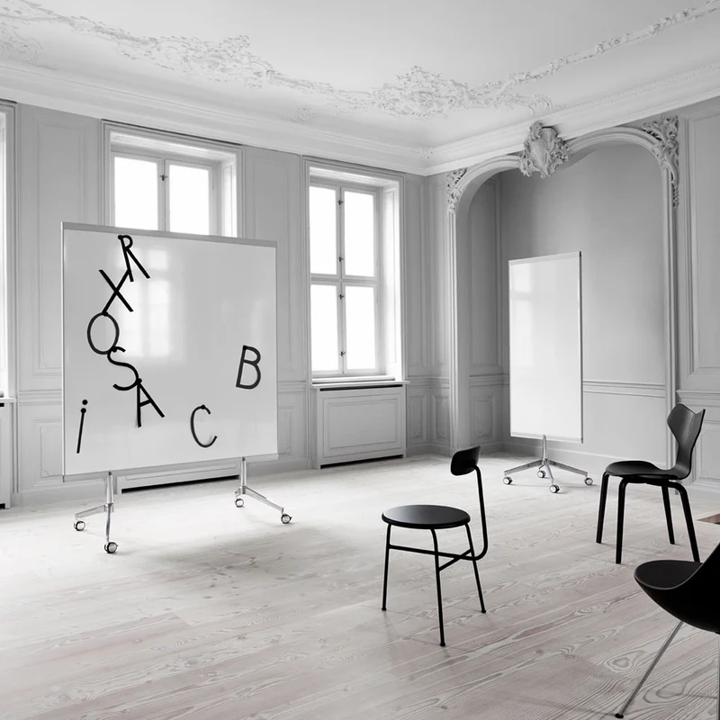 LINTEX M3 mobiles Whiteboard | doppelseitig emailliert & magnetisch