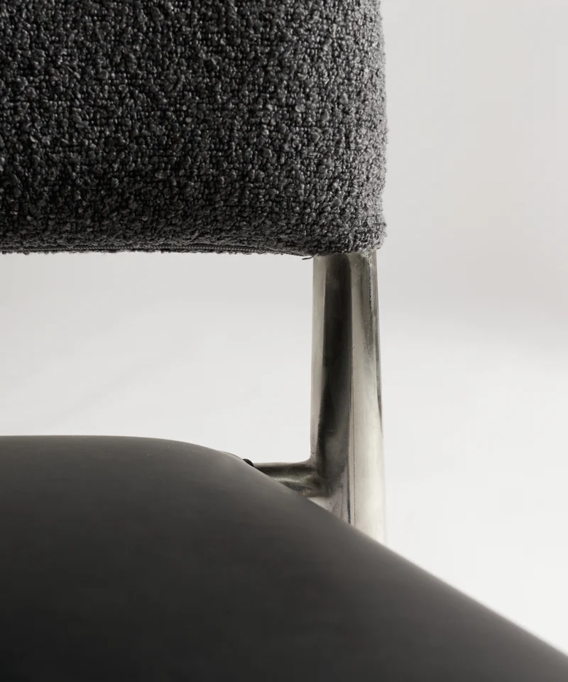 Silla de Comedor en Metal Tapizada Blair PU