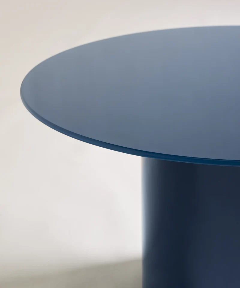 Mesa de Centro en Acero Lacado Mellow (80 cm)