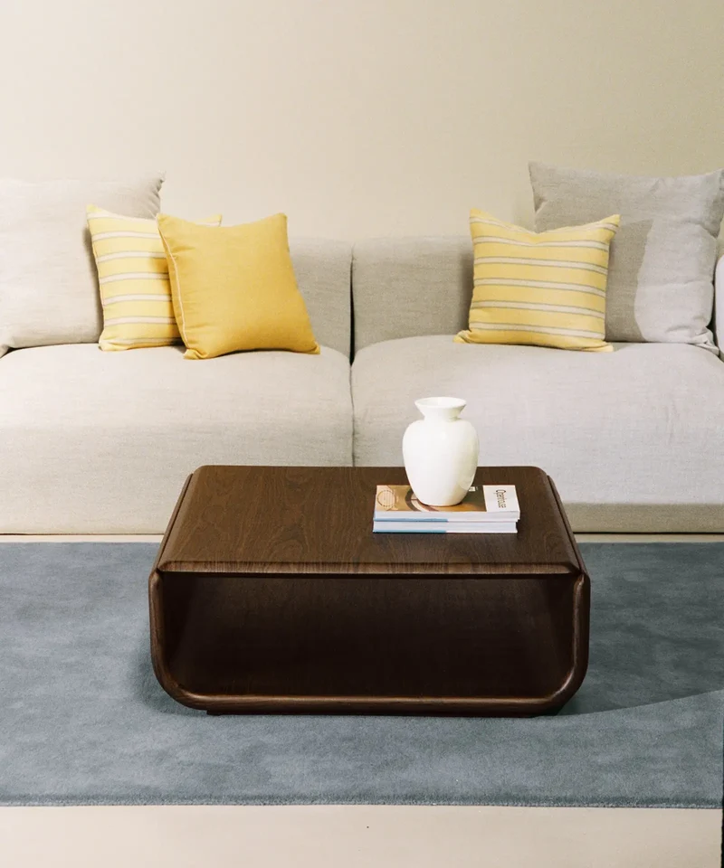 Mesa de Centro Cuadrada en Madera Ventia (80x80 cm)