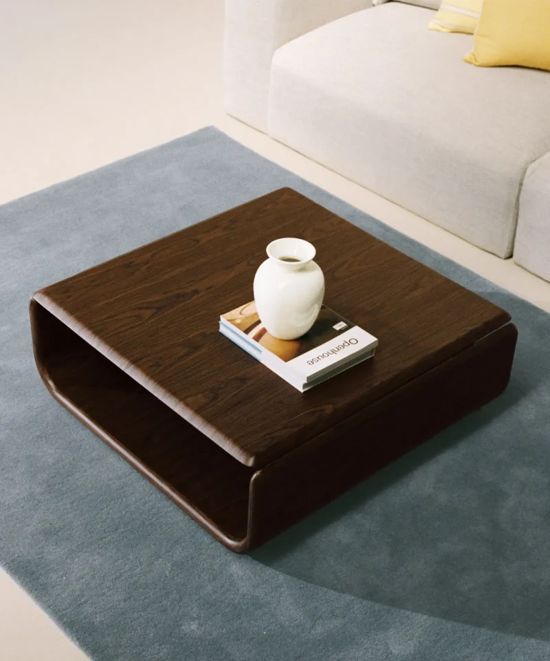 Mesa de Centro Cuadrada en Madera Ventia (80x80 cm)