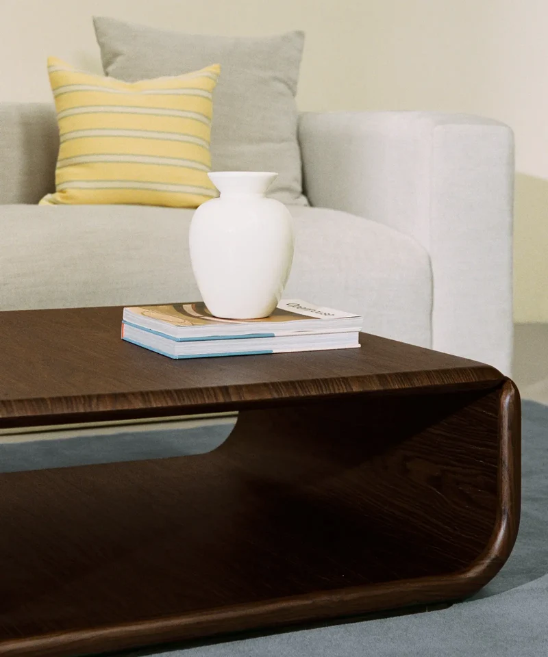 Mesa de Centro Cuadrada en Madera Ventia (80x80 cm)