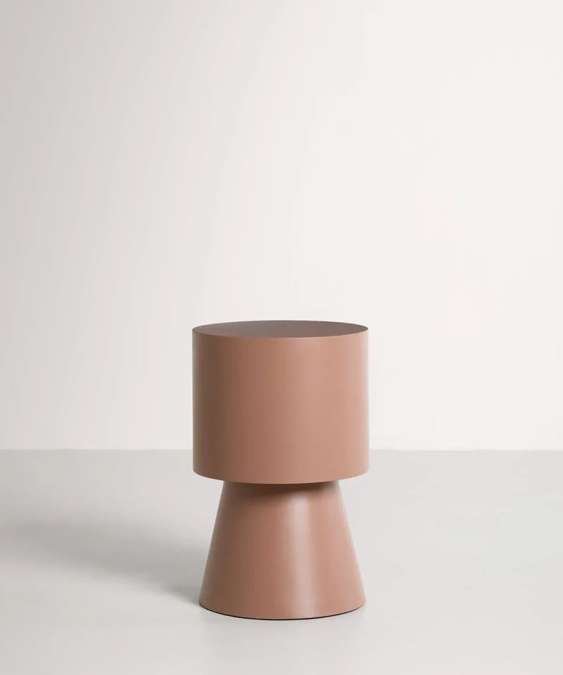 Mesita Auxiliar de Madera Nate (30x49 cm)