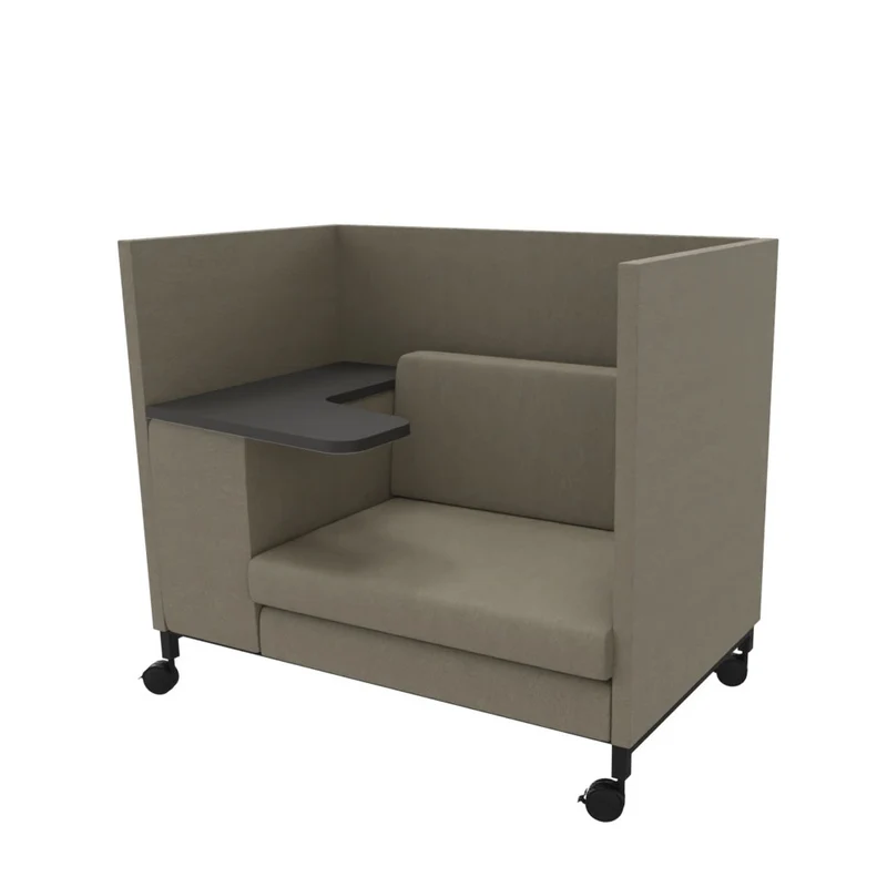 SMV Manhatten Workplace Lounge-Sofa mobil | Lounge-Sessel Brandschutzzertifiziert | schwer entflammbar nach DIN 66084 p-a / B1
