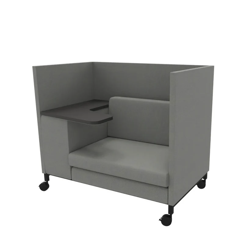 SMV Manhatten Workplace Lounge-Sofa mobil | Lounge-Sessel Brandschutzzertifiziert | schwer entflammbar nach DIN 66084 p-a / B1