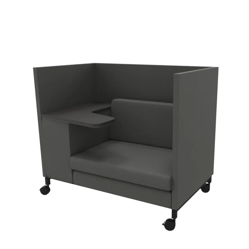 SMV Manhatten Workplace Lounge-Sofa mobil | Lounge-Sessel Brandschutzzertifiziert | schwer entflammbar nach DIN 66084 p-a / B1