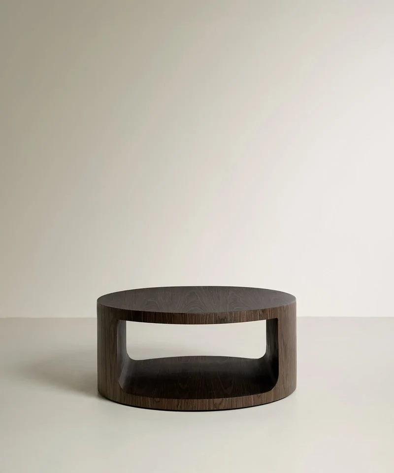 Mesa de Centro de Madera Basset (79x39 cm)