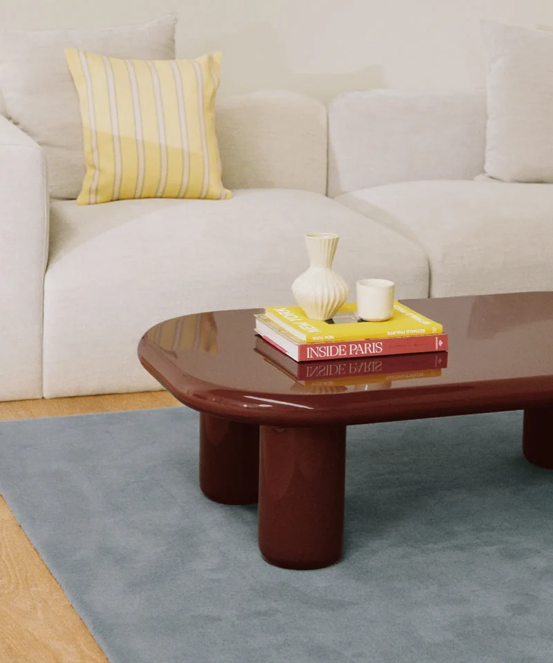 Mesa de Centro de Madera Monroe (120x70 cm)