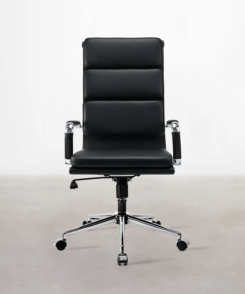 Silla de Oficina en Polipiel High Base Jackson