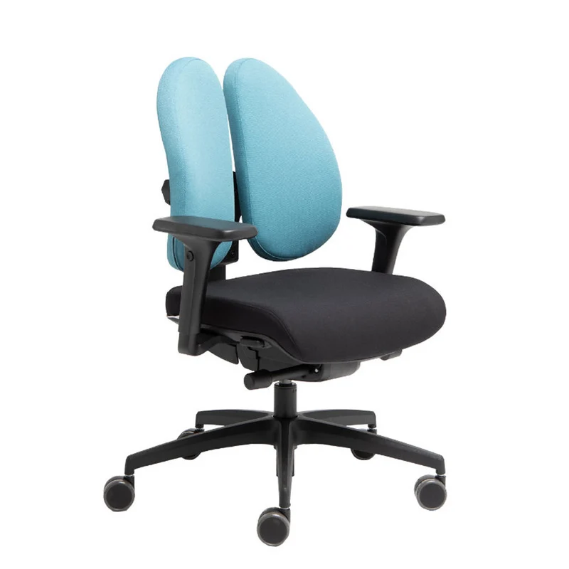 Wupperchair Muvback L2 | 4D Armlehnen | ergo Bürostuhl | geteilter Rücken