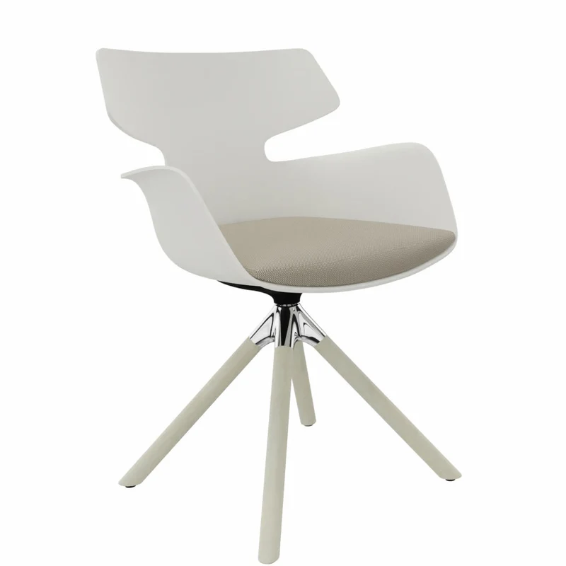 Wiesner Hager bloum mit Sitzpolster | Besucherstuhl | Konferenzstuhl | Design Sessel
