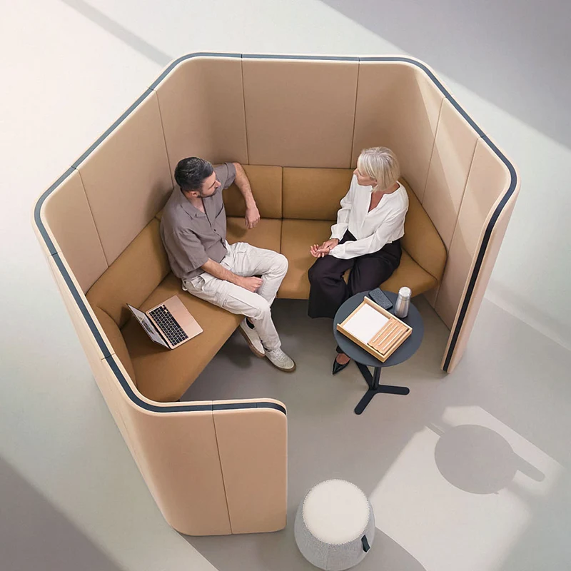 Sedus se:hive circle | Loungesofa | Modulares Raum-in-Raum System mit Bench