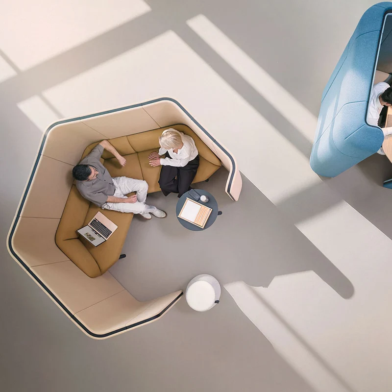 Sedus se:hive circle | Loungesofa | Modulares Raum-in-Raum System mit Bench