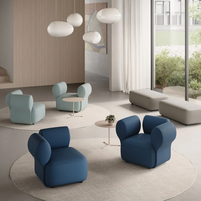 Klipper Lounge Sessel Kastel – Design Loungesessel | Sofasystem für moderne Kommunikationszonen