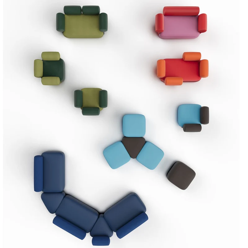 Klipper Lounge Sessel Kastel – Design Loungesessel | Sofasystem für moderne Kommunikationszonen