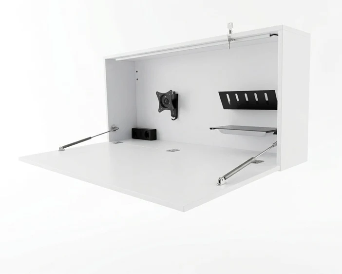 Reiss Wandschreibtisch klappbar | Platz für 2 Monitore | Schreibtisch - 115cm breit - viel Platz