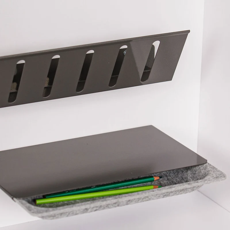Reiss Wandschreibtisch klappbar | Platz für 2 Monitore | Schreibtisch - 115cm breit - viel Platz