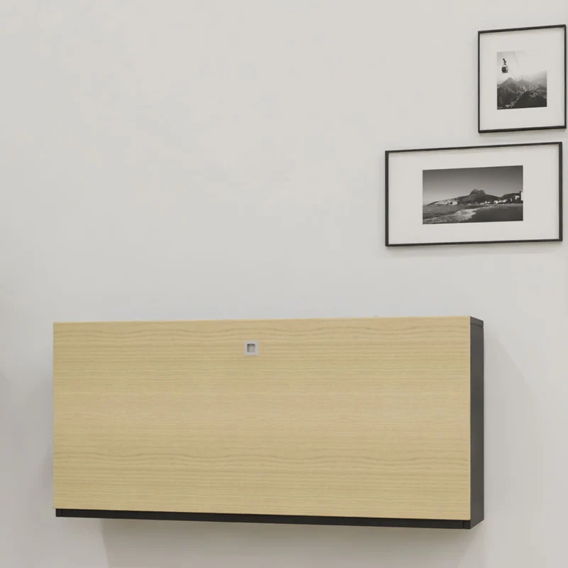 Reiss Wandschreibtisch klappbar | Platz für 2 Monitore | Schreibtisch - 115cm breit - viel Platz