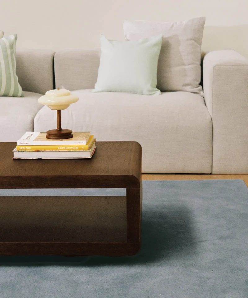 Mesa de Centro Rectangular en Madera Sanji (100x60 cm)