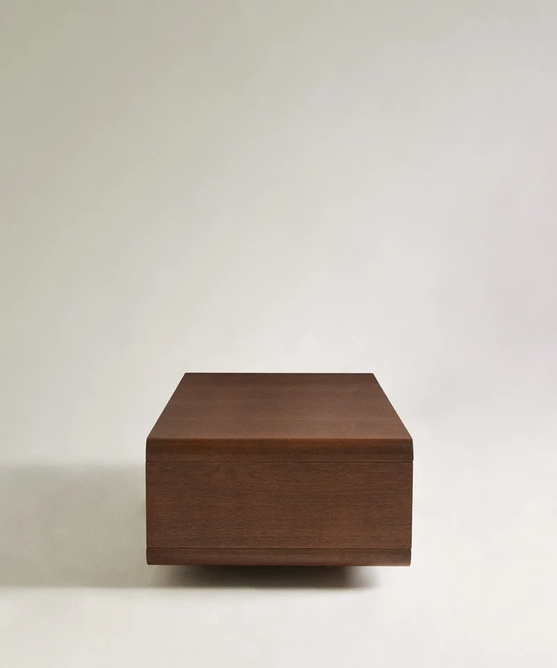 Mesa de Centro Rectangular en Madera Sanji (100x60 cm)