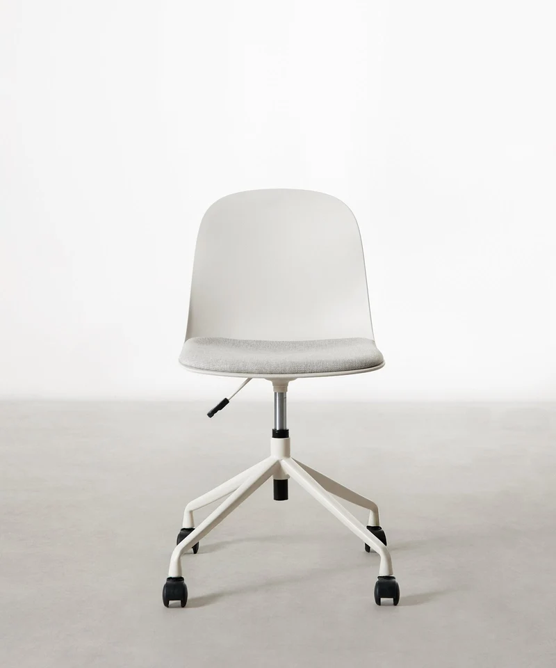 Silla de Oficina de Polipropileno y Asiento de Tela Annie