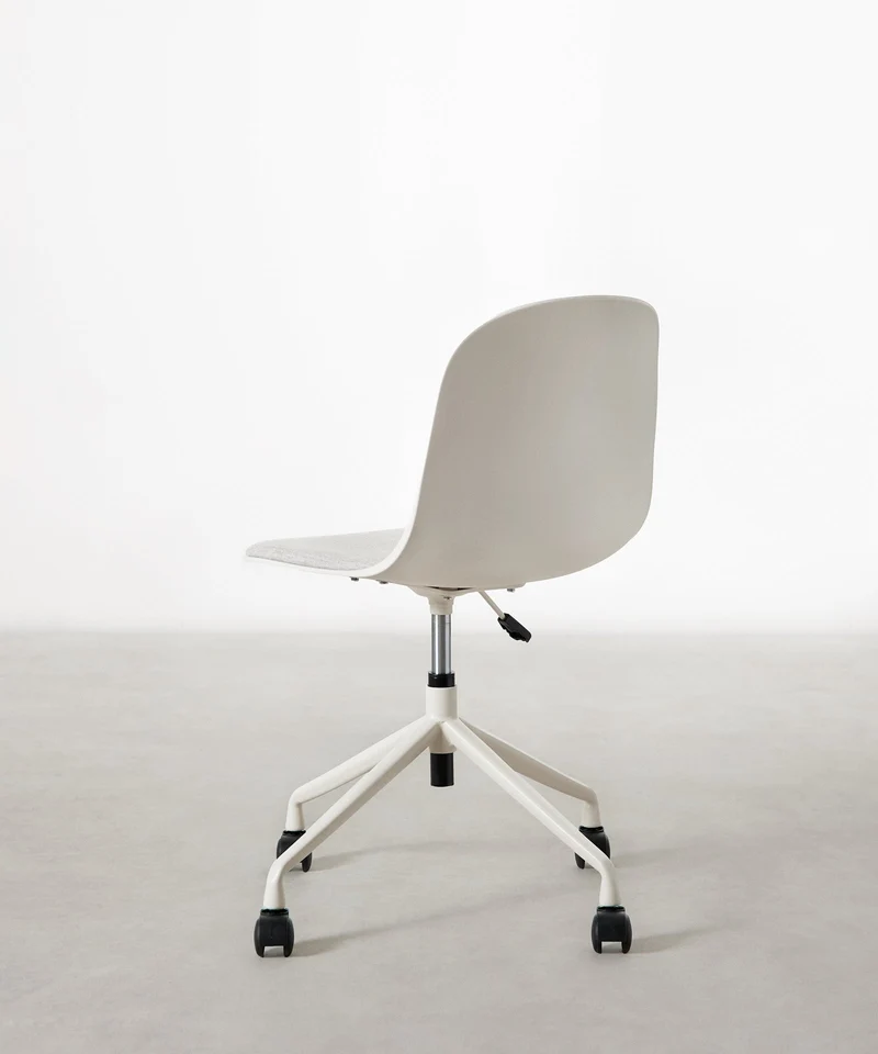 Silla de Oficina de Polipropileno y Asiento de Tela Annie