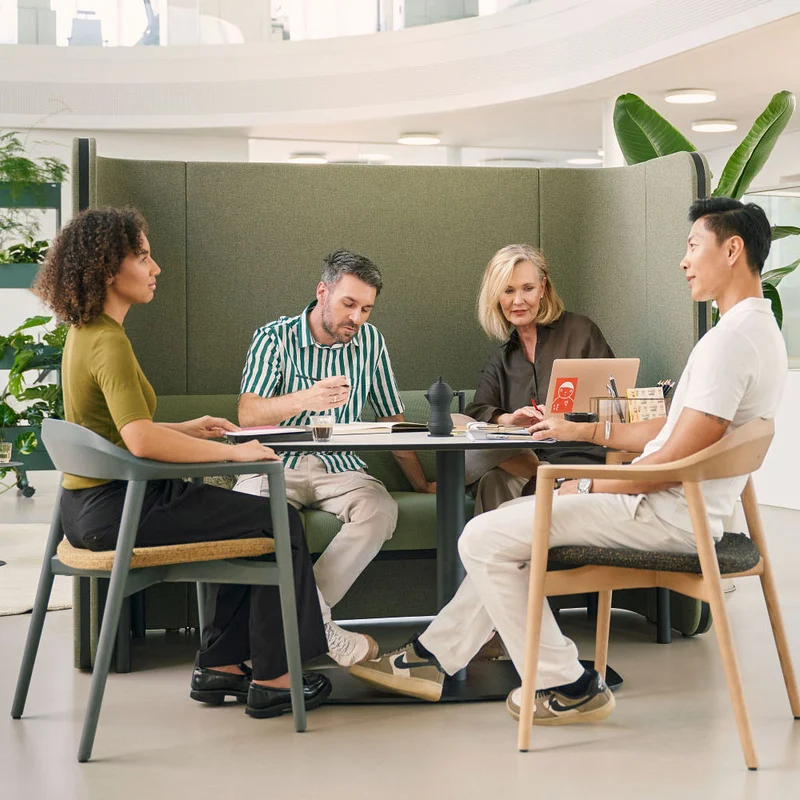 Sedus se:hive bench | 2 / 3 Sitzer | Modulares Raum-in-Raum System mit Bench für Open Space Büros