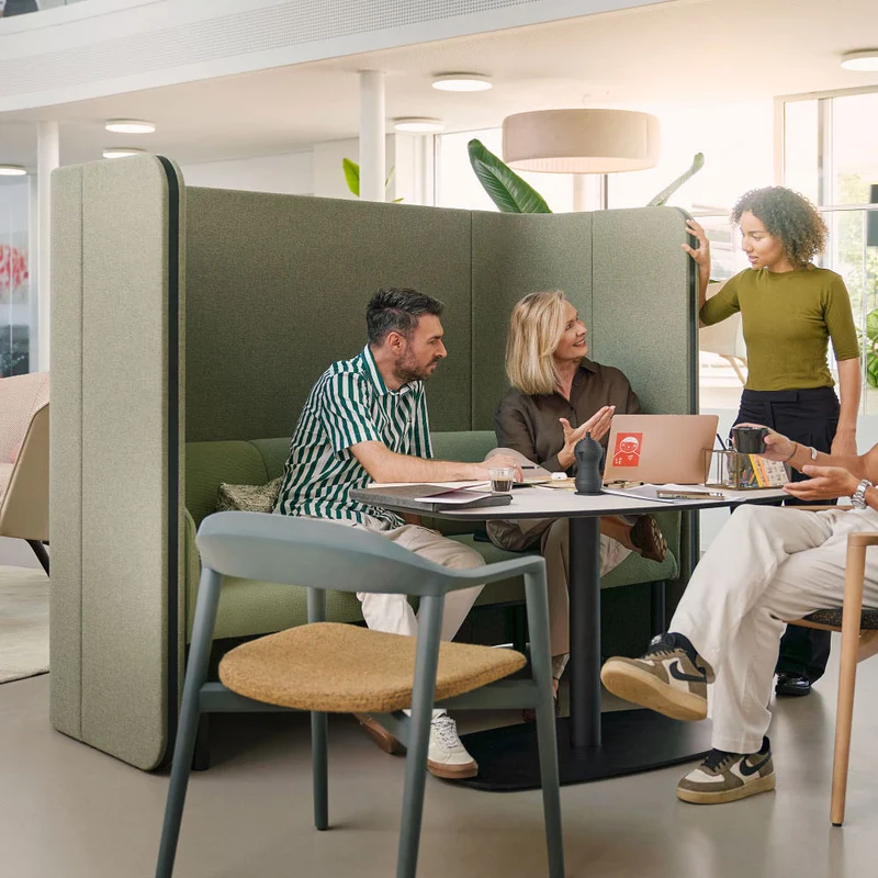 Sedus se:hive bench | 2 / 3 Sitzer | Modulares Raum-in-Raum System mit Bench für Open Space Büros