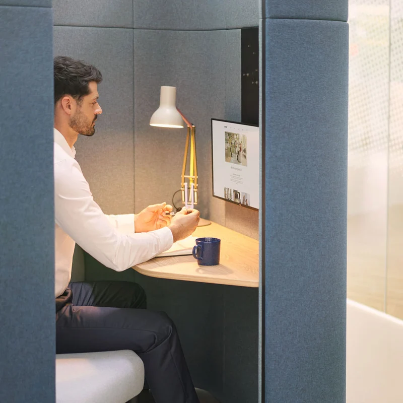 Sedus se:hive private Arbeitsplatz | Raumlösung Open Space | Akustikbox für Dein Büro | Silentroom