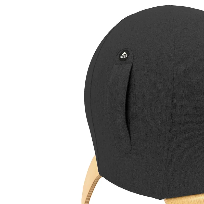 Ergonomischer Sitzball-Hocker Lou von YOS – Aktiver Bürohocker für Homeoffice & Büro