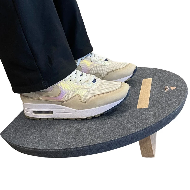 YOS Fußstütze PET – Ergonomisch & Umweltfreundlich für Homeoffice, Büro & Flex Office