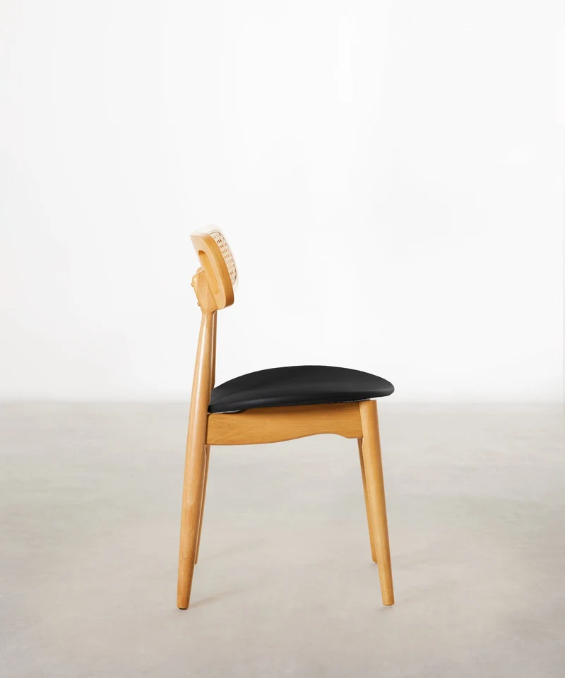 Silla de Comedor en Madera Acolchada Flora