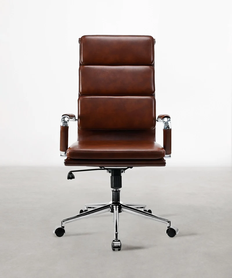 Silla de Oficina en Piel High Back Jackson