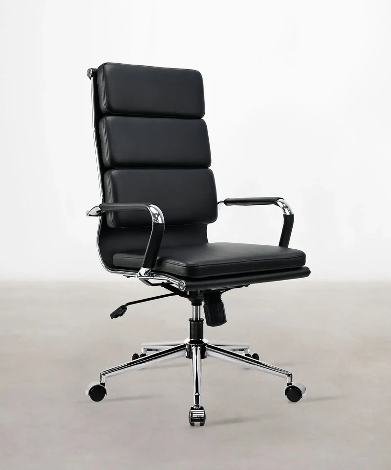 Silla de Oficina en Piel High Back Jackson