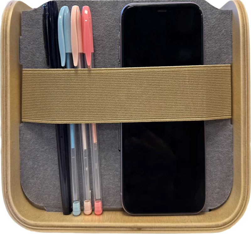 YOS Mobile Workstation Light B42 x H19 x T21 cm | Büro Case | Tragbarer Schreibtisch Organizer