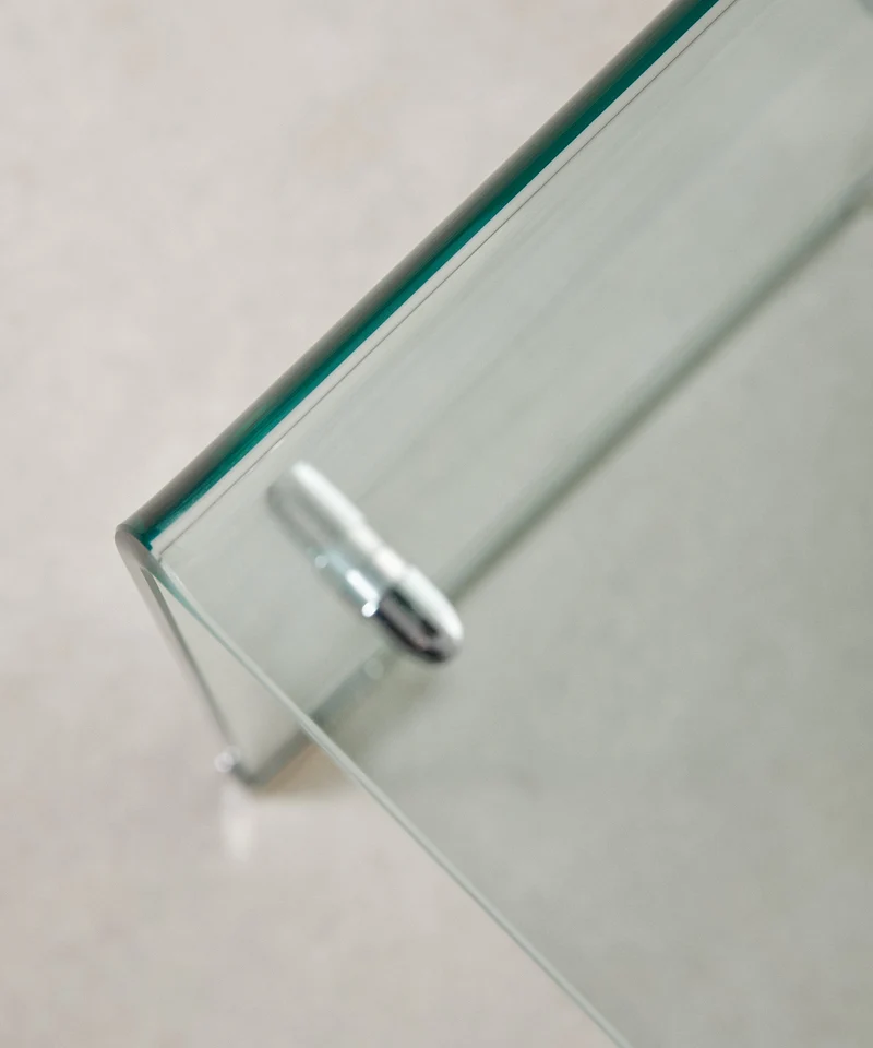 Mesa Centro de Cristal Templado Olivier (110x55 cm)