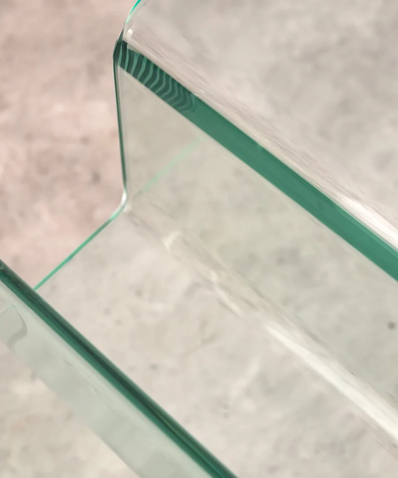 Mesa de Centro Rectangular de Cristal Templado Harbor (120x60 cm)