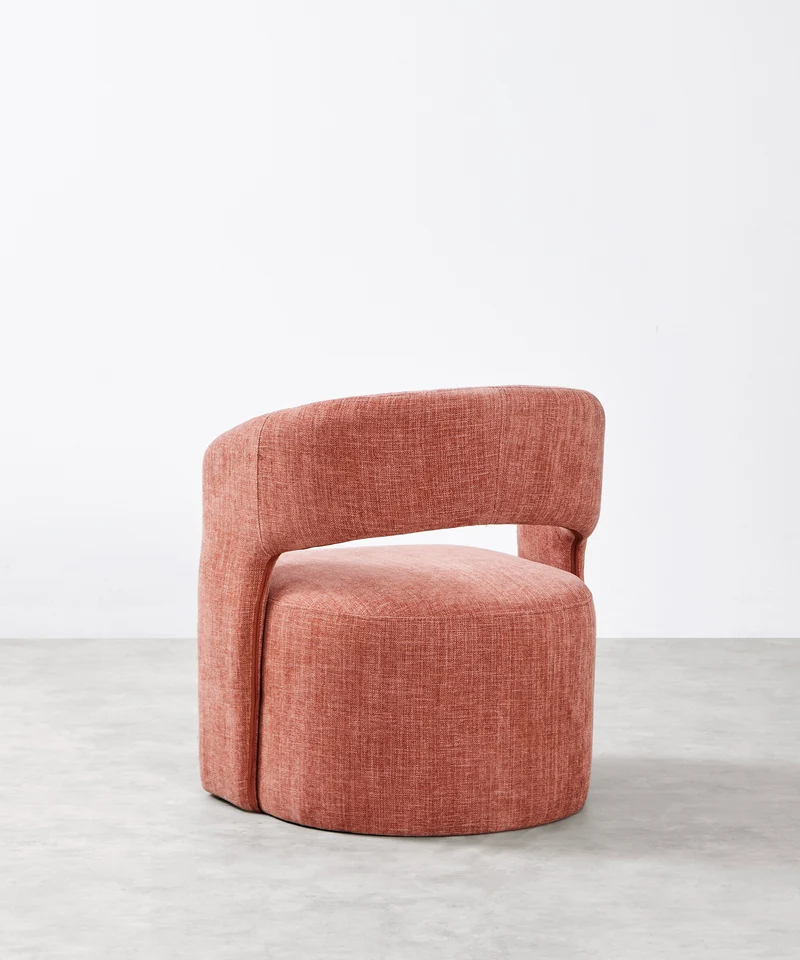 Sillón Tapizado con Reposabrazos Naya
