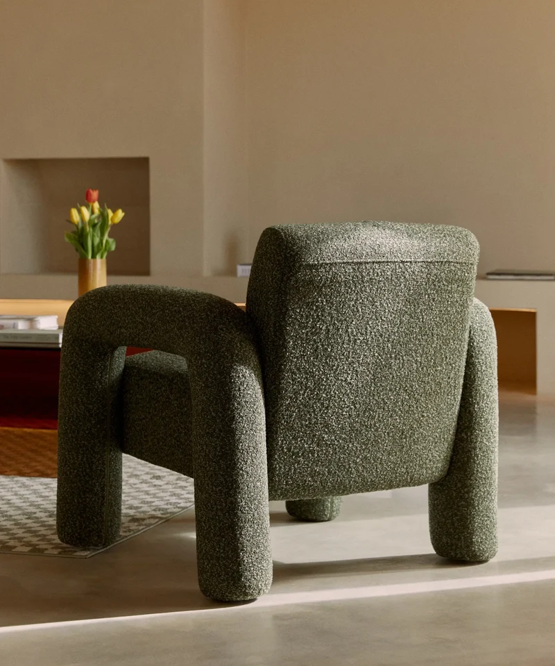 Sillón Tapizado con Reposabrazos Cloud