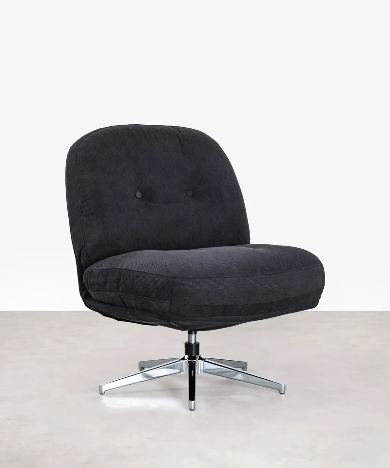 Sillón Giratorio Tapizado Orbit