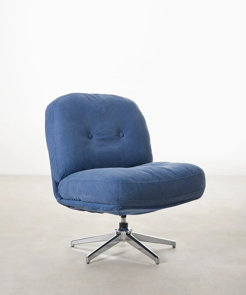 Sillón Giratorio Tapizado Orbit