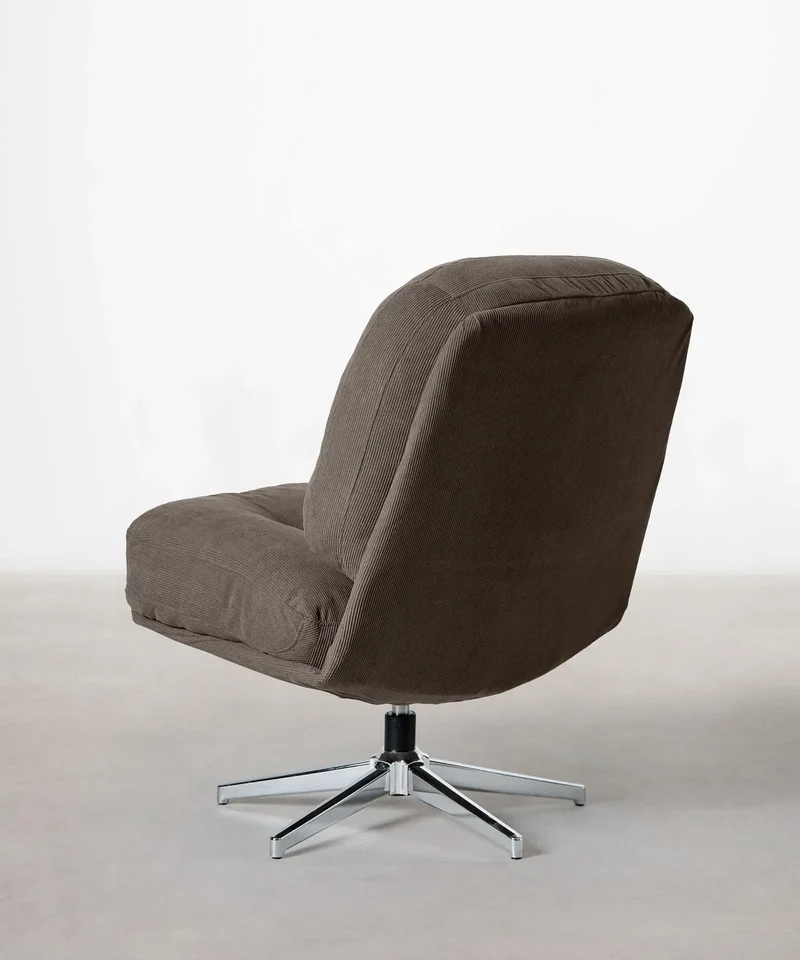 Sillón Giratorio Tapizado Orbit