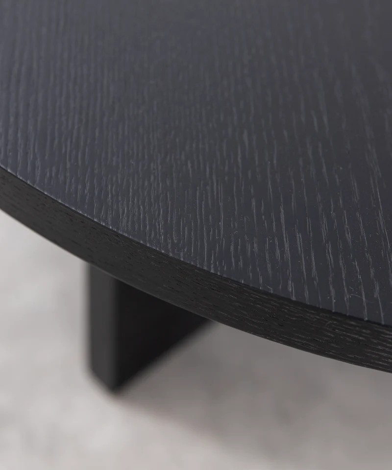 Mesa de Centro Redonda en Madera Takaya (80 cm)
