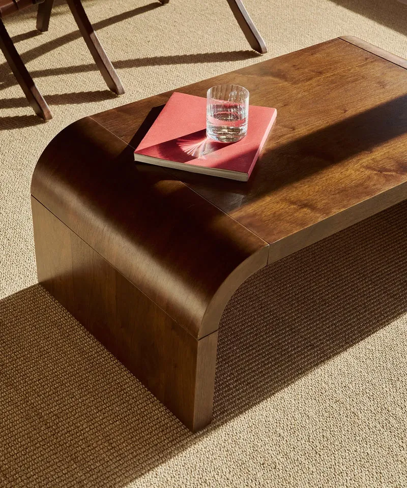 Mesa de Centro Rectangular en Madera Jade (110 cm)