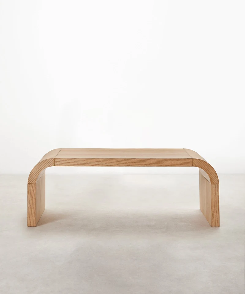 Mesa de Centro Rectangular en Madera Jade (110 cm)