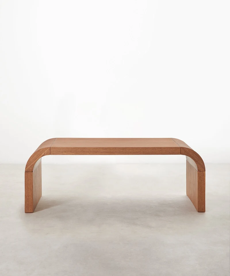 Mesa de Centro Rectangular en Madera Jade (110 cm)
