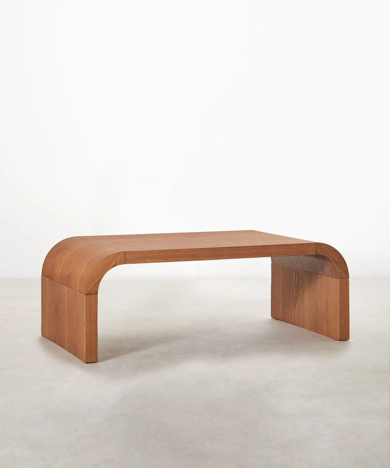 Mesa de Centro Rectangular en Madera Jade (110 cm)
